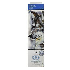 Diamond Dotz Wolf Portrait Bead Art Kit Special Edition Design 10.6"x13.8" NEW